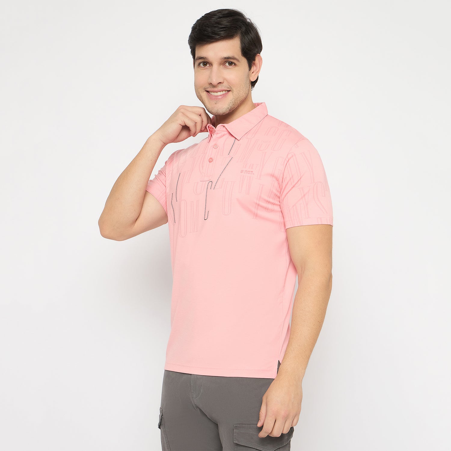 Duke Urban Men Half Sleeve Cotton Tshirt (LF7455)
