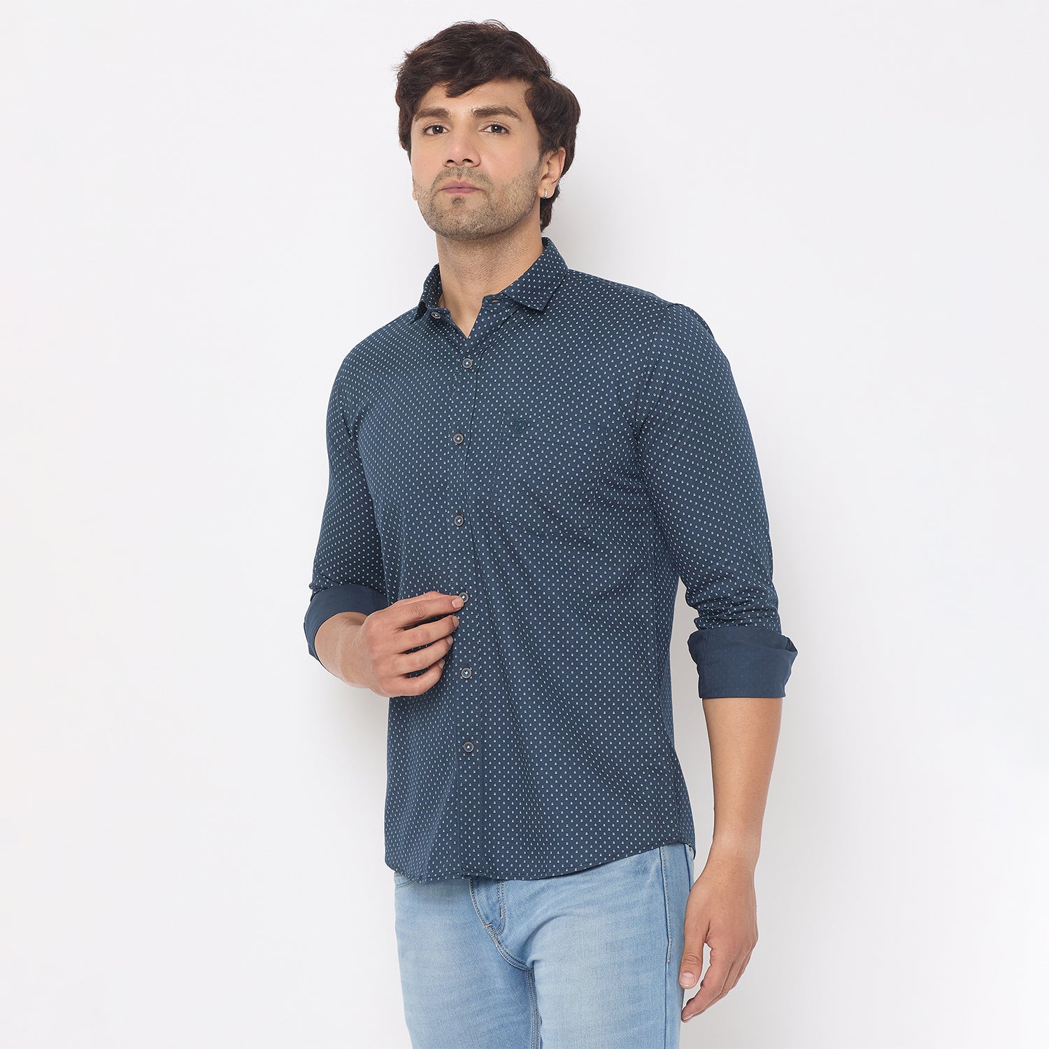 Duke Urban Men Full Sleeve Cotton Shirt (SDO8PRI)