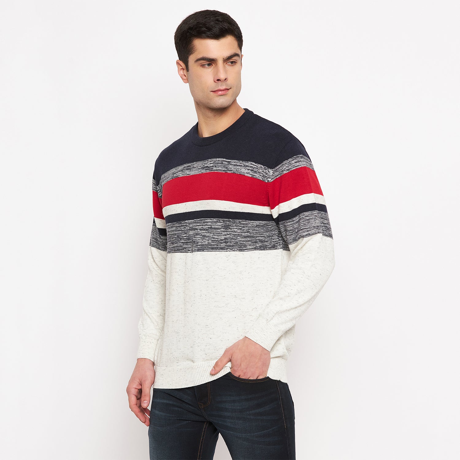 Duke Urban Men Full Sleeve Round Neck Pullover (SDS652)