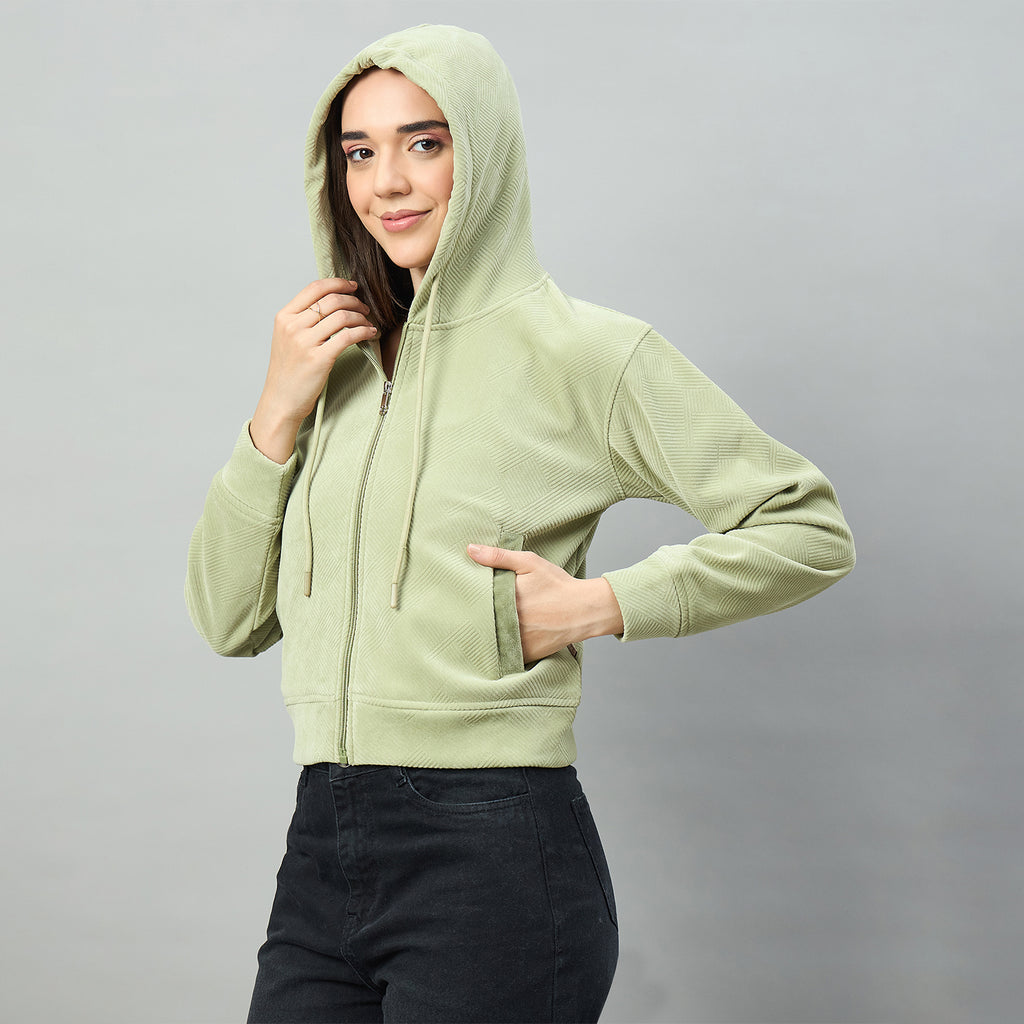 Duke Urban Women Full Sleeve Hooded Sweatshirt (LFX1007)