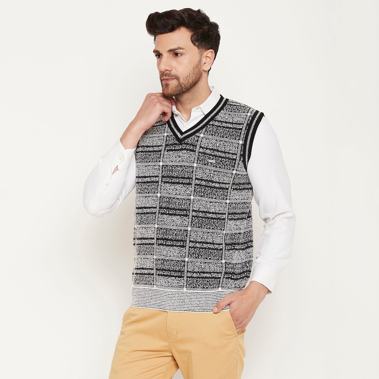 Duke Urban Men Sleeveless Sweater (SDS2162)
