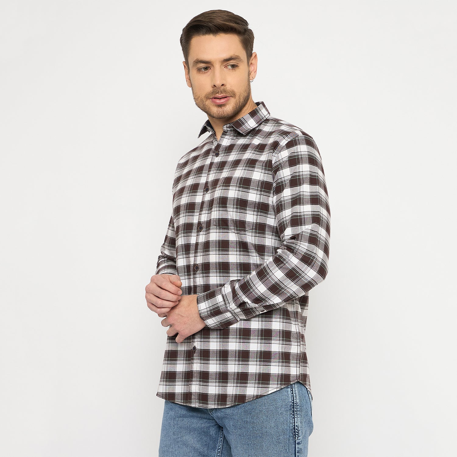 Duke Urban Men Full Sleeve Cotton Shirt (SDO5CKBC)