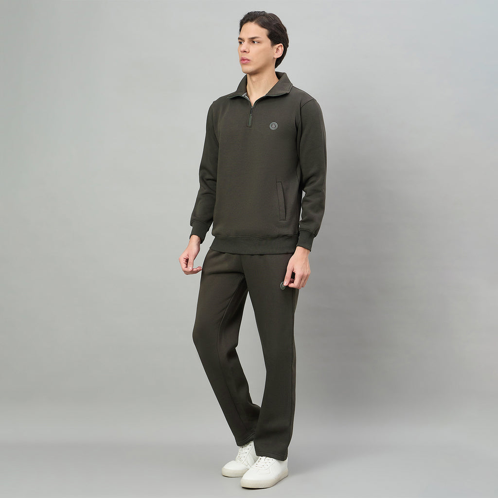 Duke Urban Men Half Zip Full Sleeve Regular Tracksuit (LF6053)