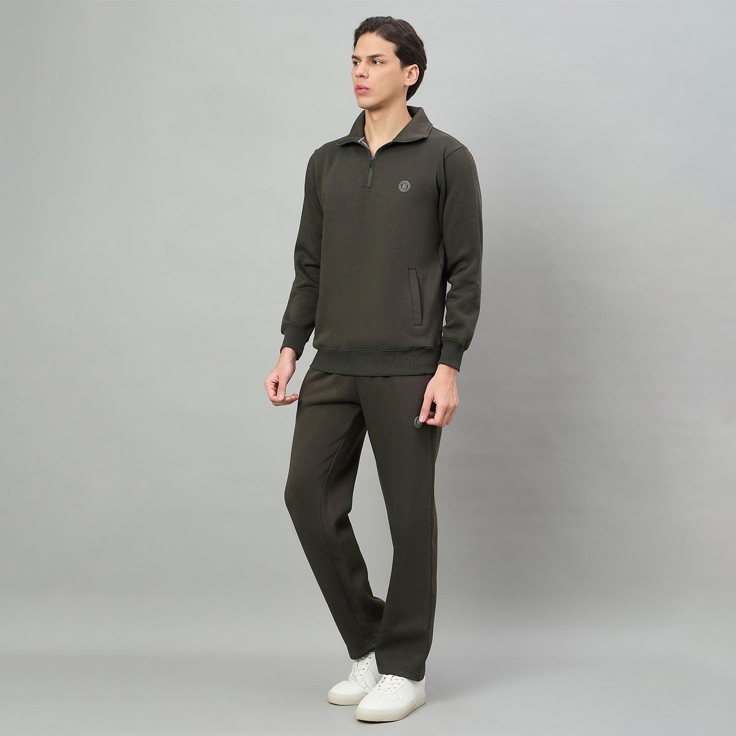 Duke Urban Men Half Zip Full Sleeve Regular Tracksuit (LF6053)