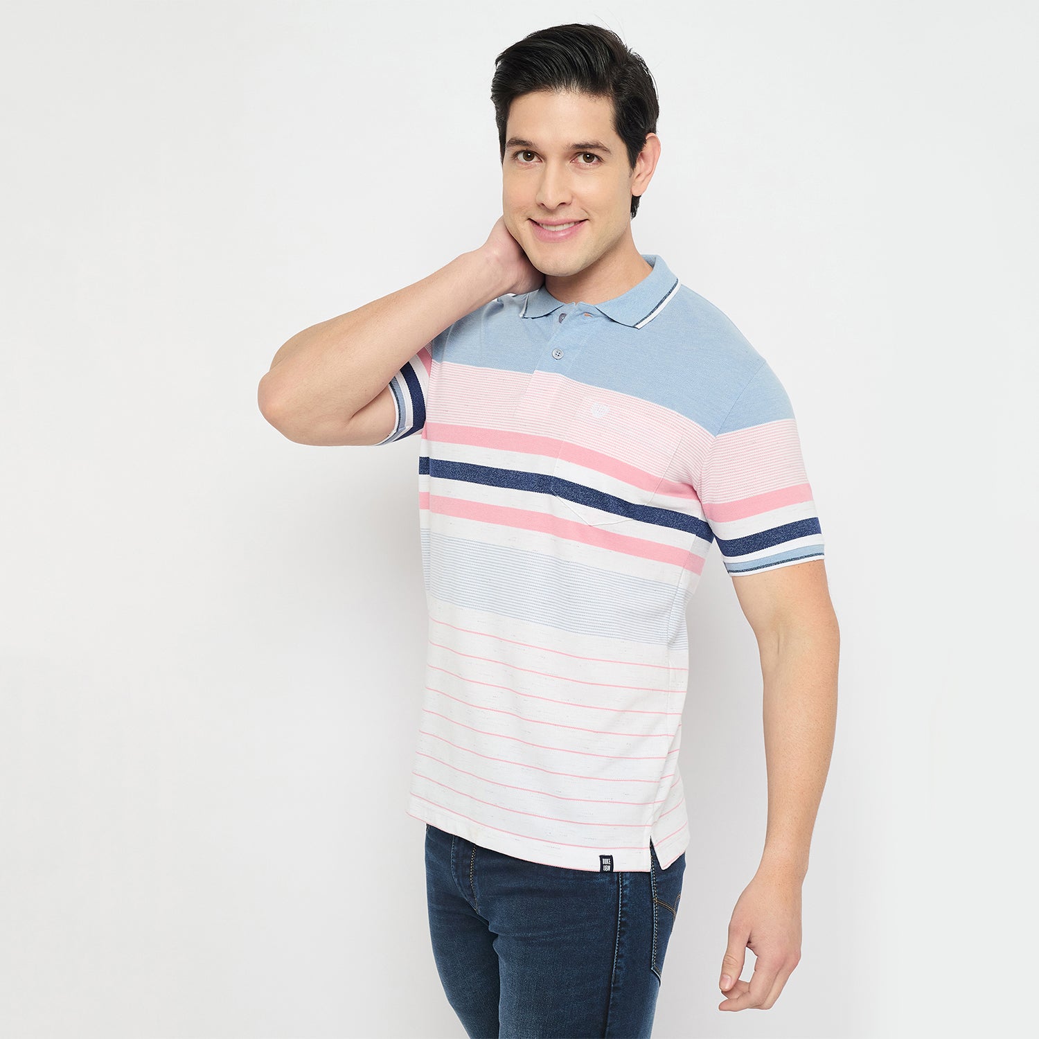 Duke Urban Men Half Sleeve Cotton Polo Tshirt (LF7364)