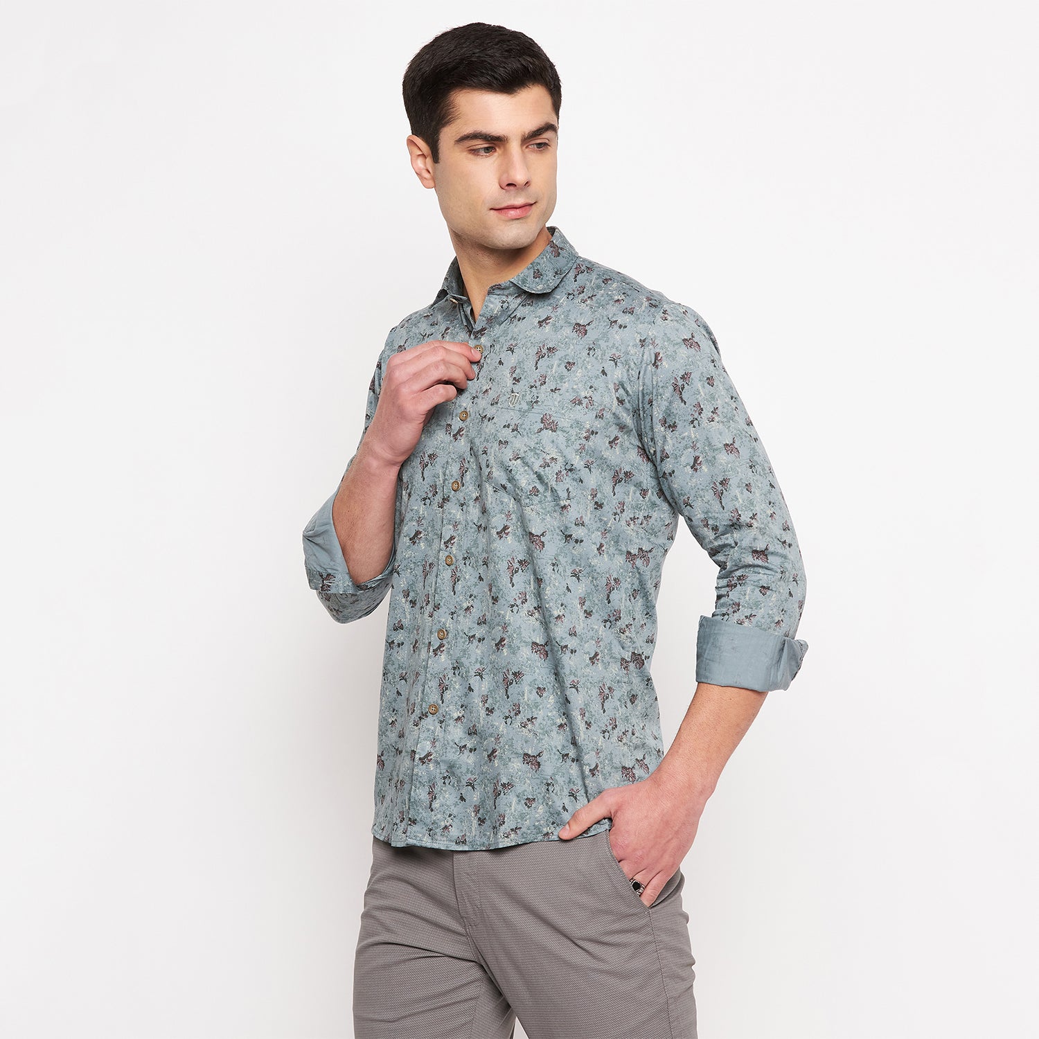 Duke Urban Men Full Sleeve Cotton Shirt (SDO8PRST)