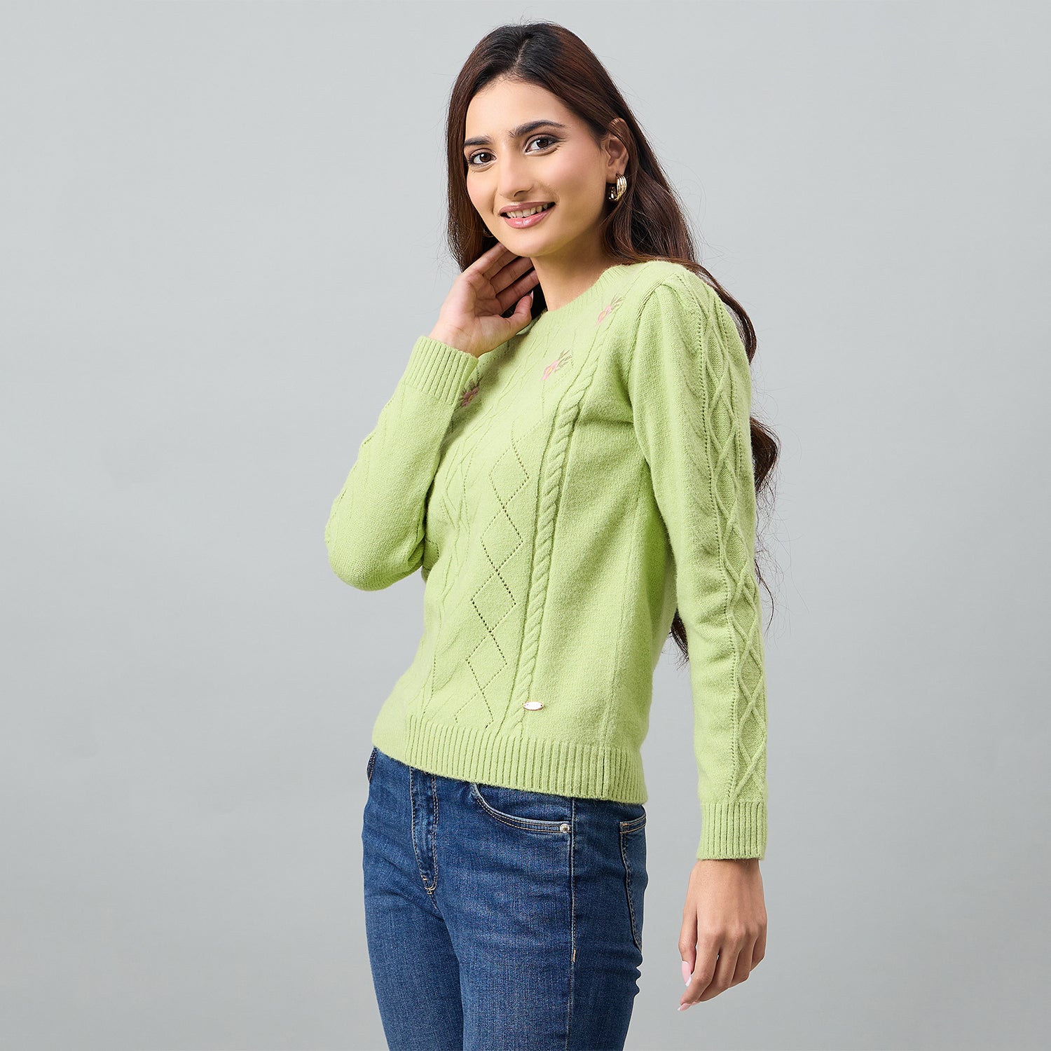 Duke Urban Women Full Sleeve RoundNeck Pullover (SDS1405)