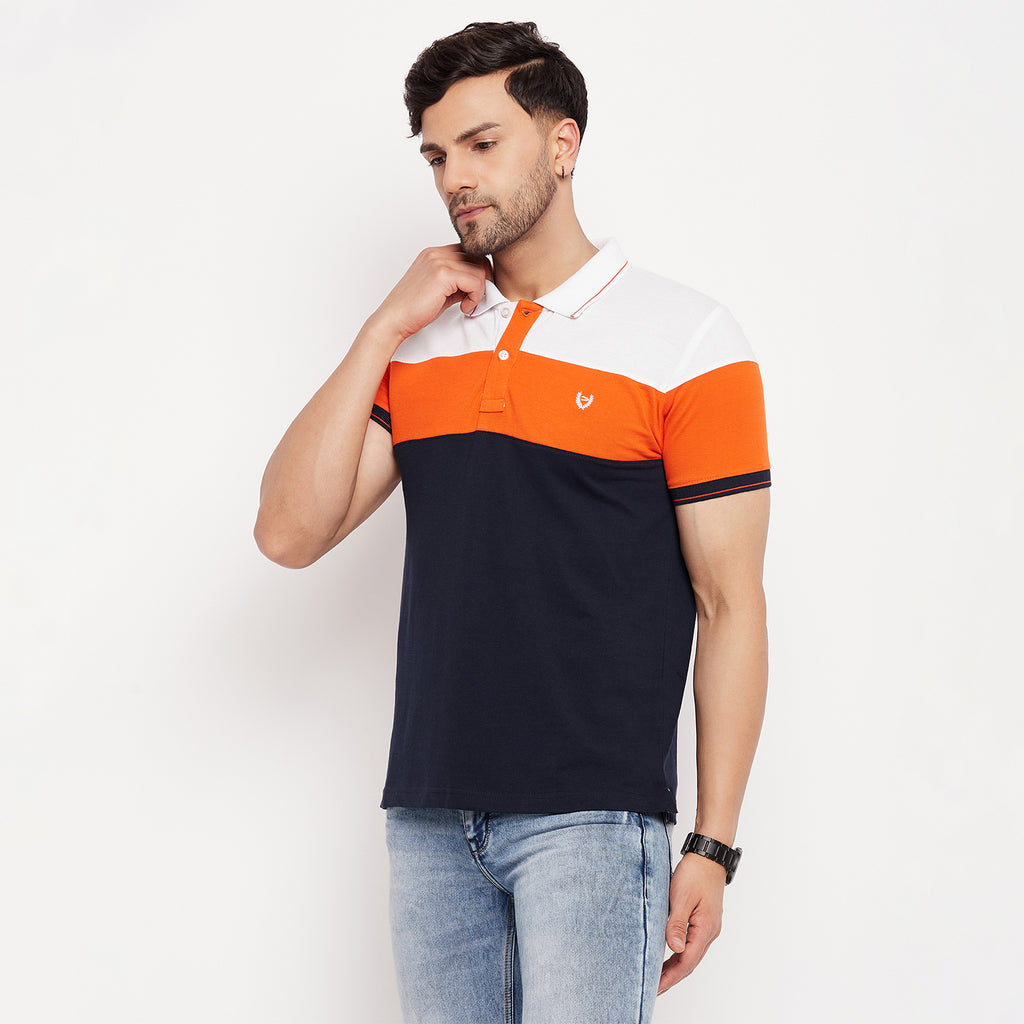 Duke Stardust Men Half Sleeve Polo Neck Cotton T-shirt (4036)
