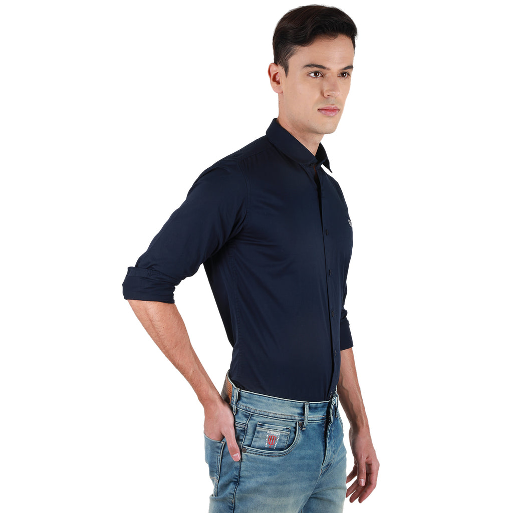 Duke Stardust Men Full Sleeve Cotton Shirt (SDO3PLA)