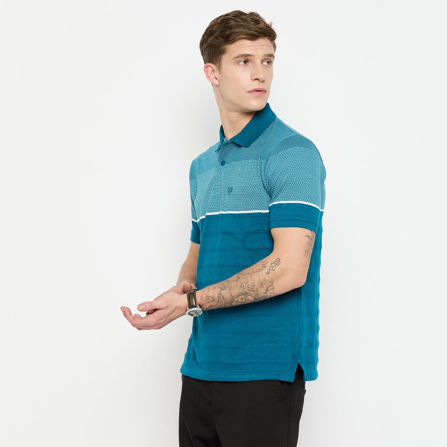Duke Urban Men Half Sleeve Cotton Tshirt (LF7213)