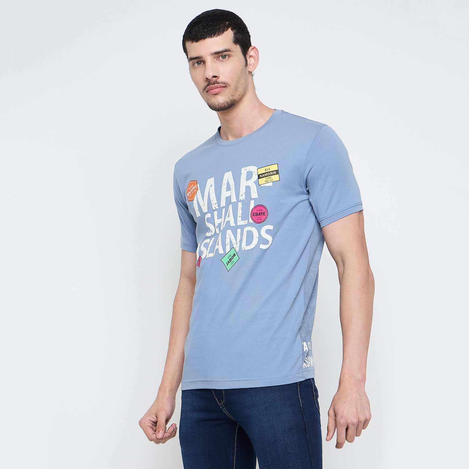 Duke Urban Men Half Sleeve Cotton Tshirt (LF7158)