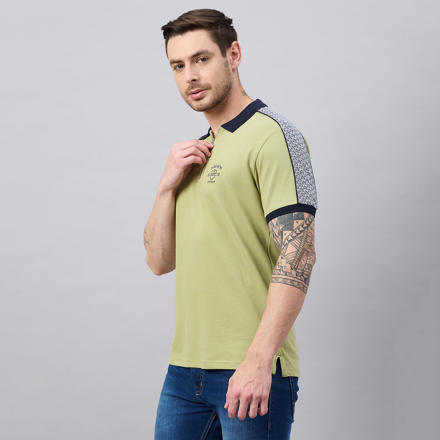 Duke Urban Men Half Sleeve Cotton Polo Tshirt (ON3054)