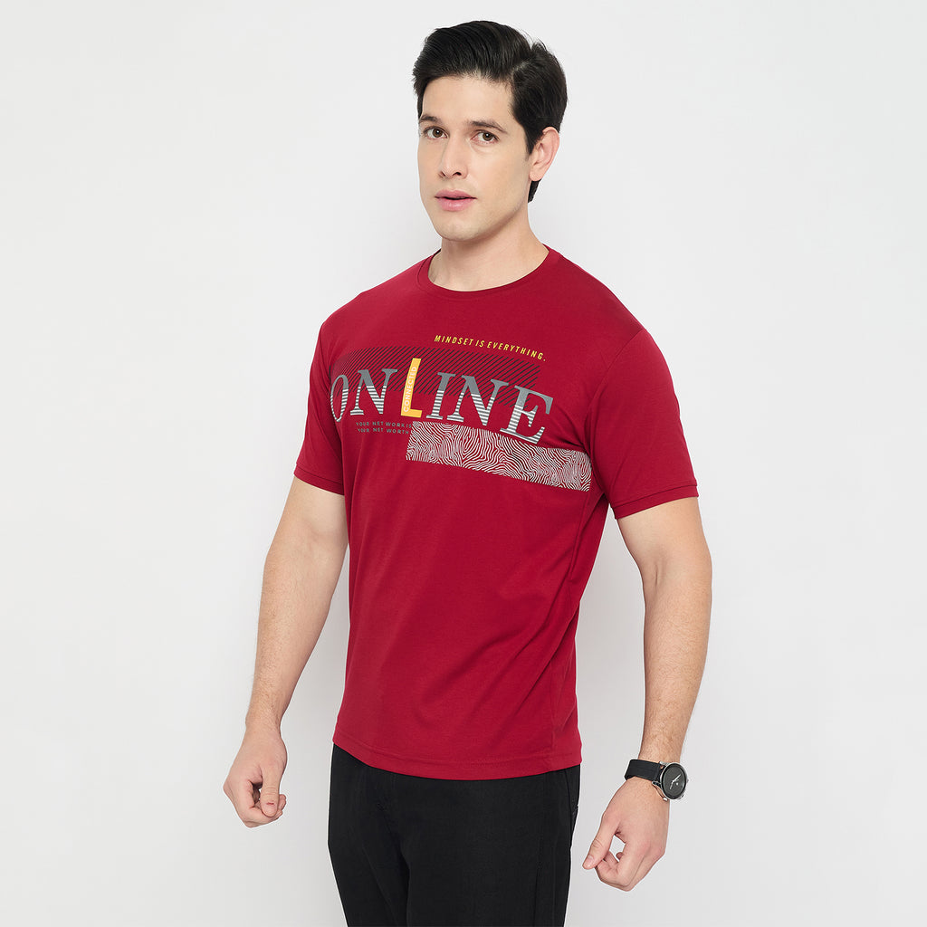Duke Urban Men Half Sleeve Cotton Tshirt (LF5773)