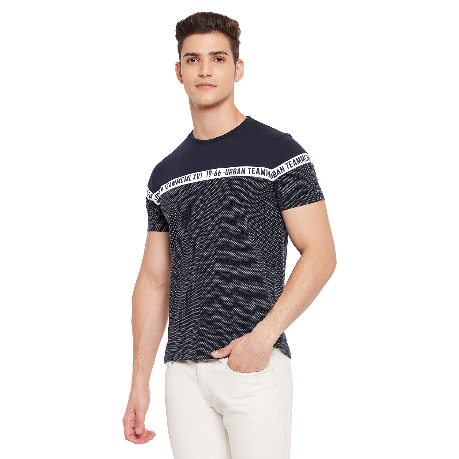 Duke Urban Men Half Sleeve Cotton T-shirt (LQ1953)