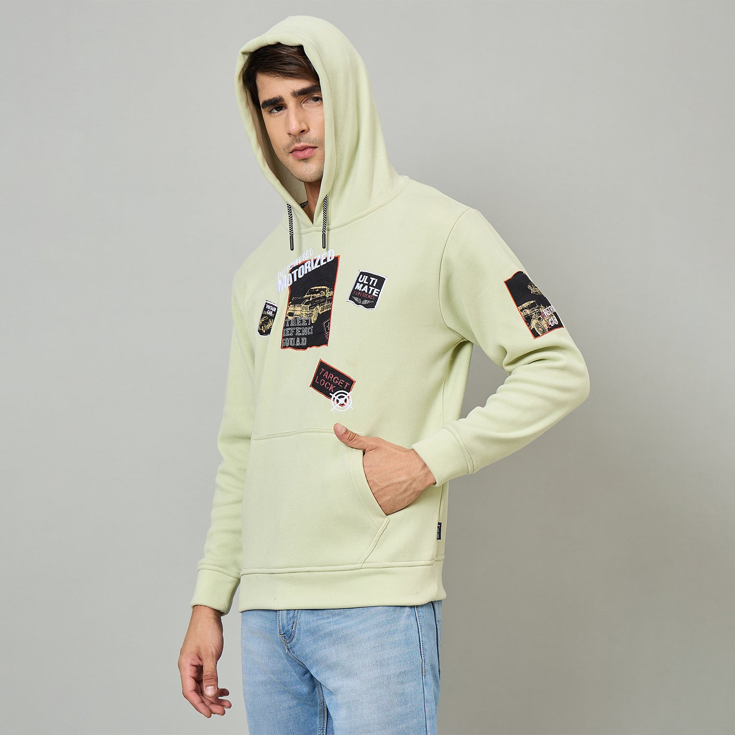 Duke Urban Men Hooded Regular Sweatshirt (LF6369)