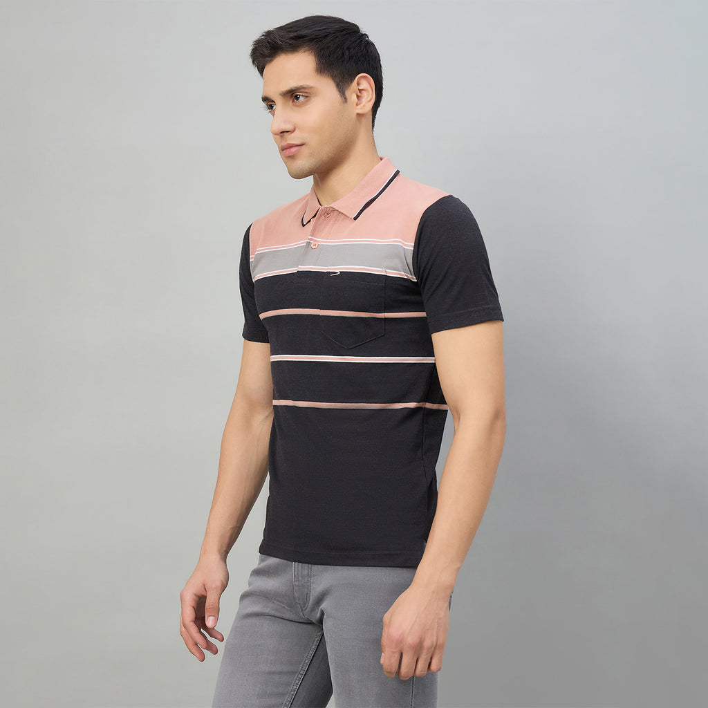 Duke Men Half Sleeve Cotton Regualr Fit Casual T-shirt (MLF1179)