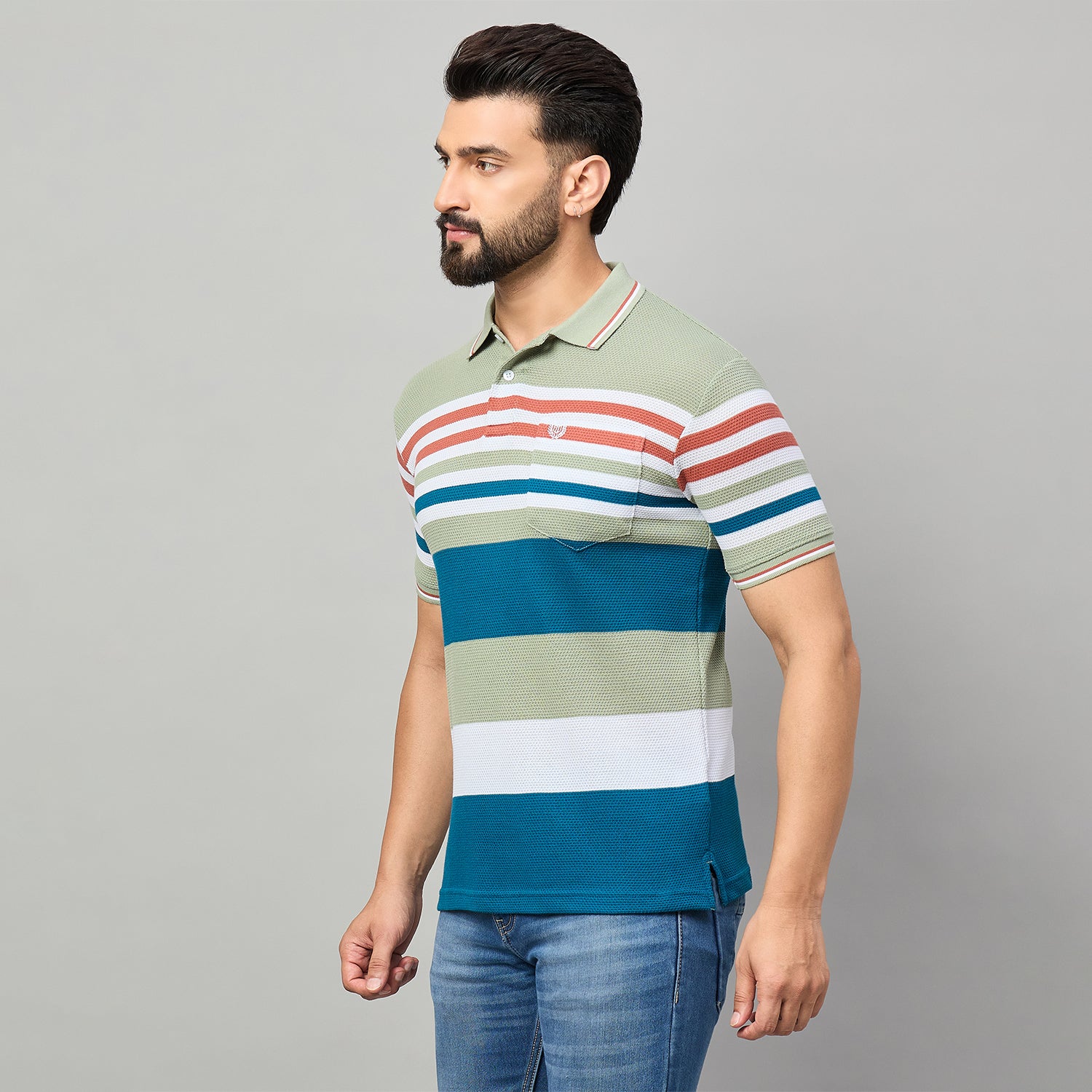 Duke Urban Men Half Sleeve Polo Cotton Tshirt (LF7649)