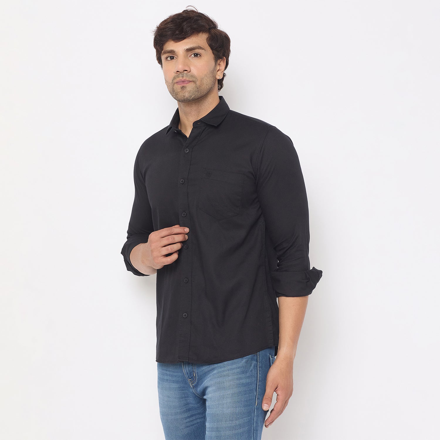 Duke Urban Men Full Sleeve Cotton Shirt (SDO8PLDA)