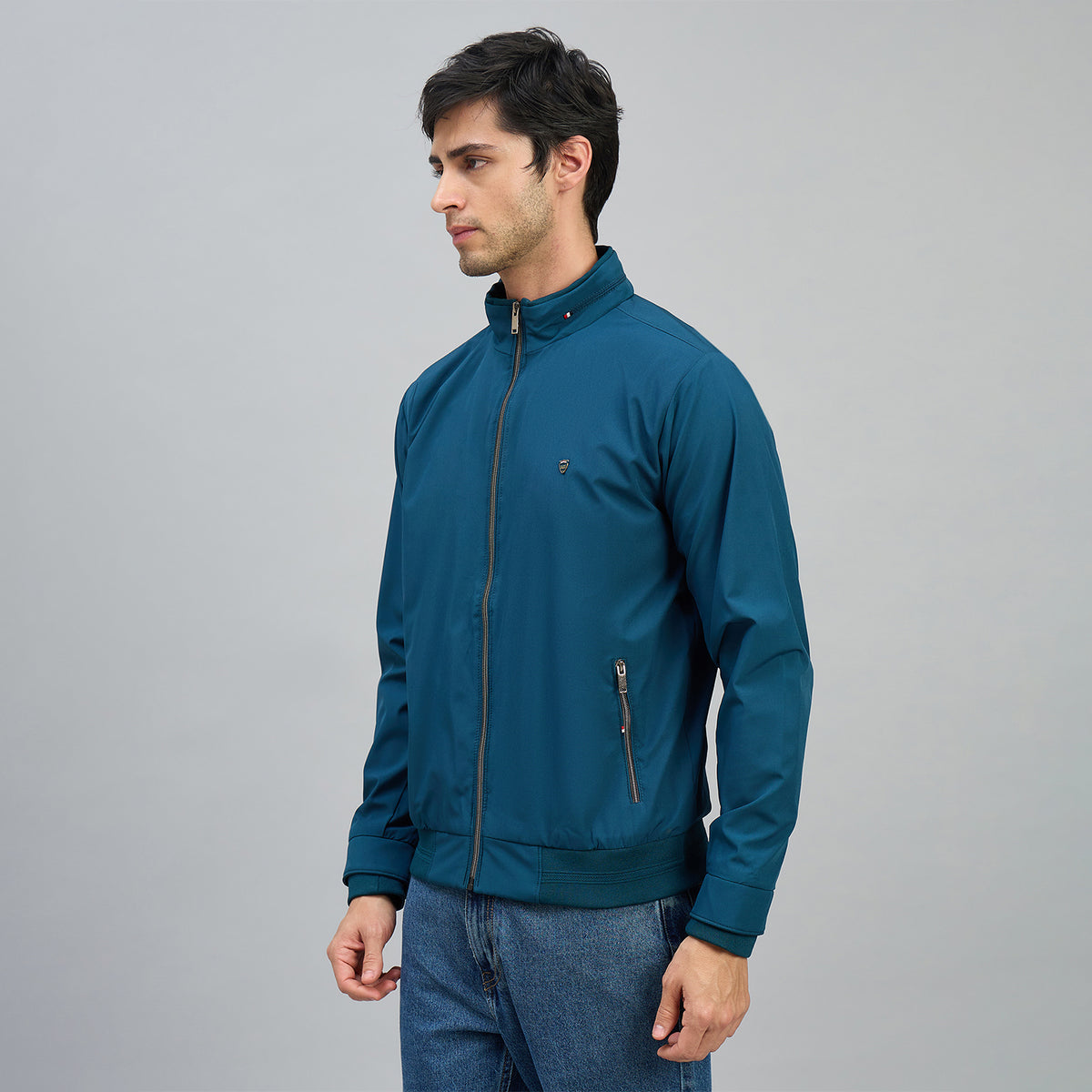 Duke Urban Men Full Sleeve High Neck Bomber Jacket (SDZ3108R)