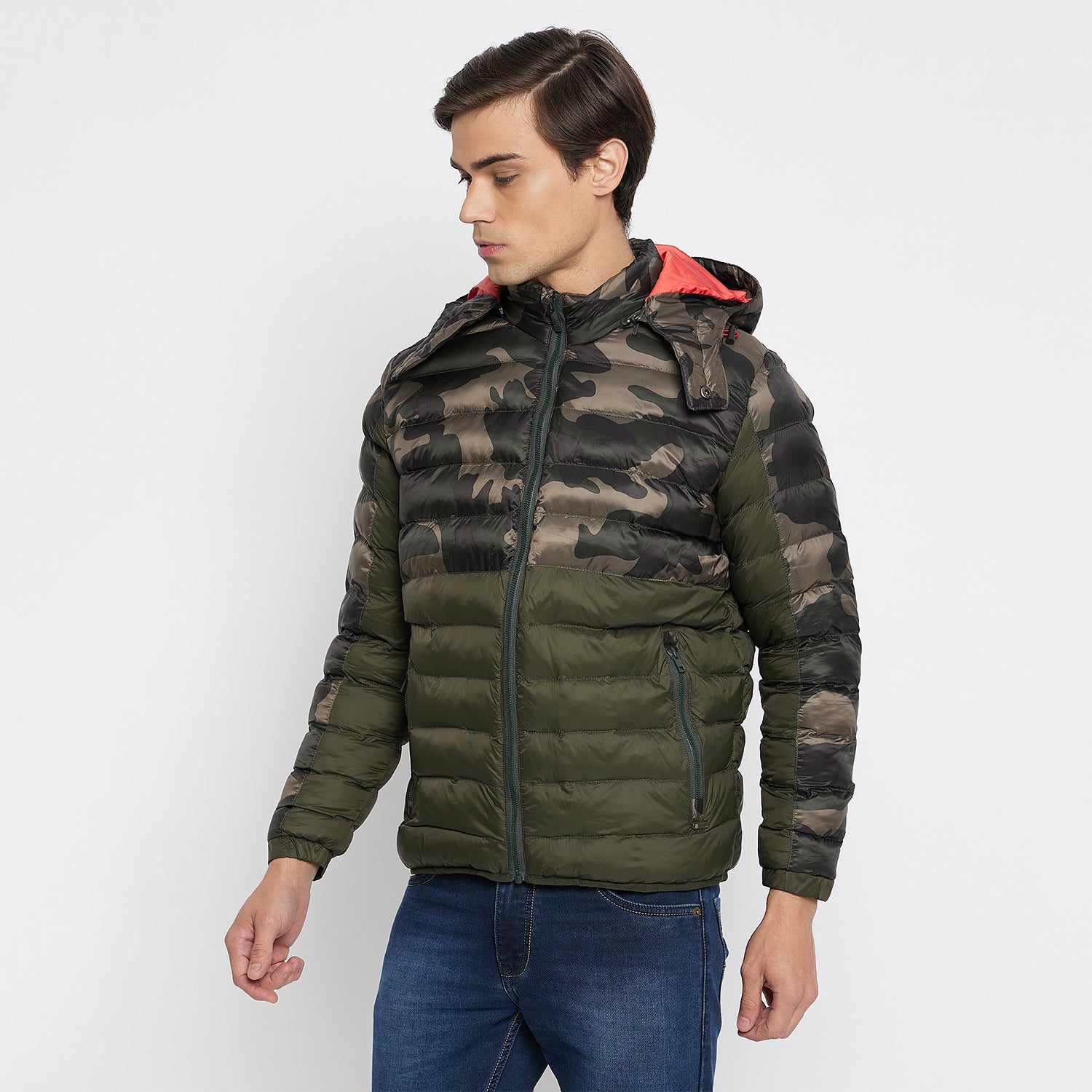 Duke Urban Men Full Sleeve Hooded Jacket (SDZ3020N)
