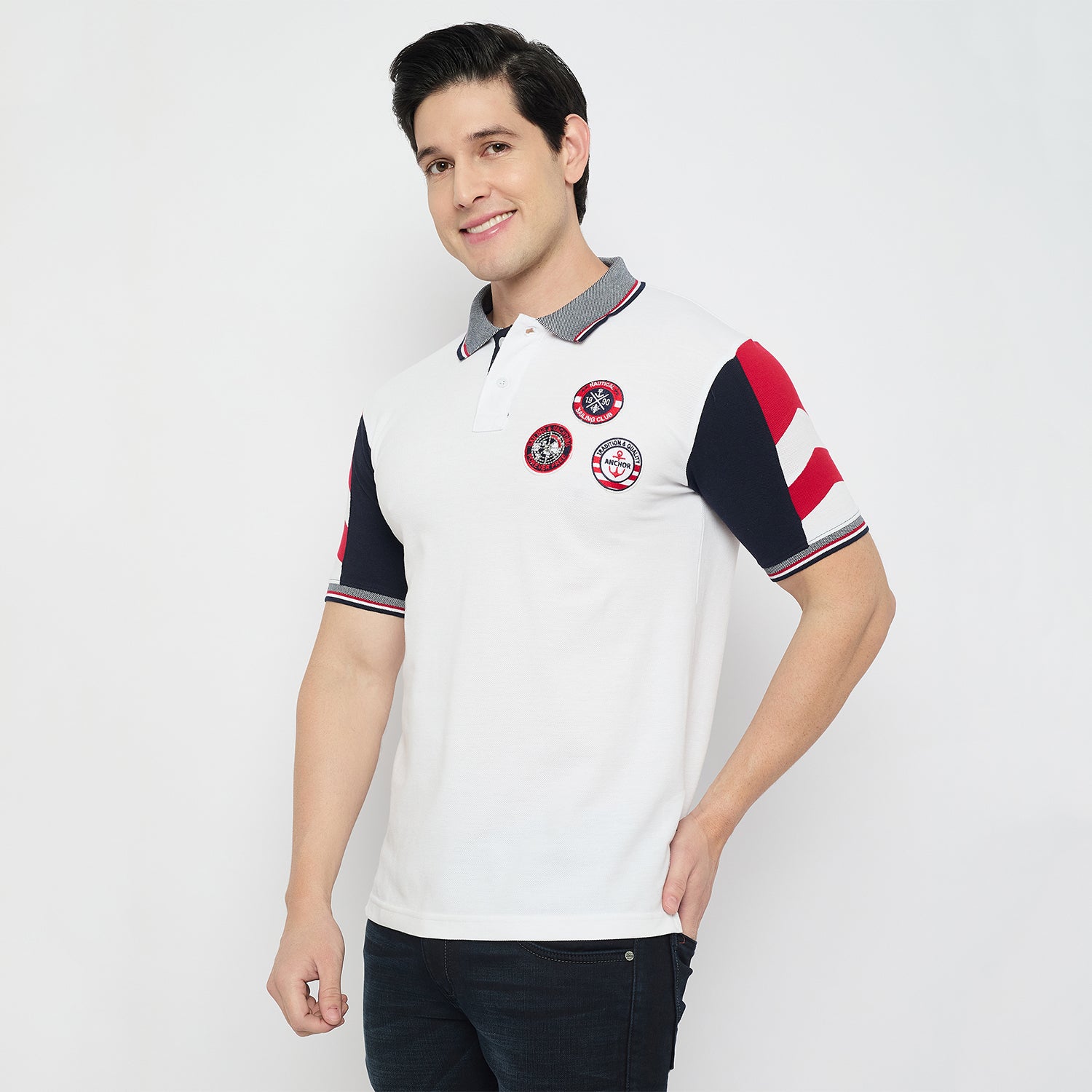 Duke Urban Men Half Sleeve Cotton Tshirt (LF7398)