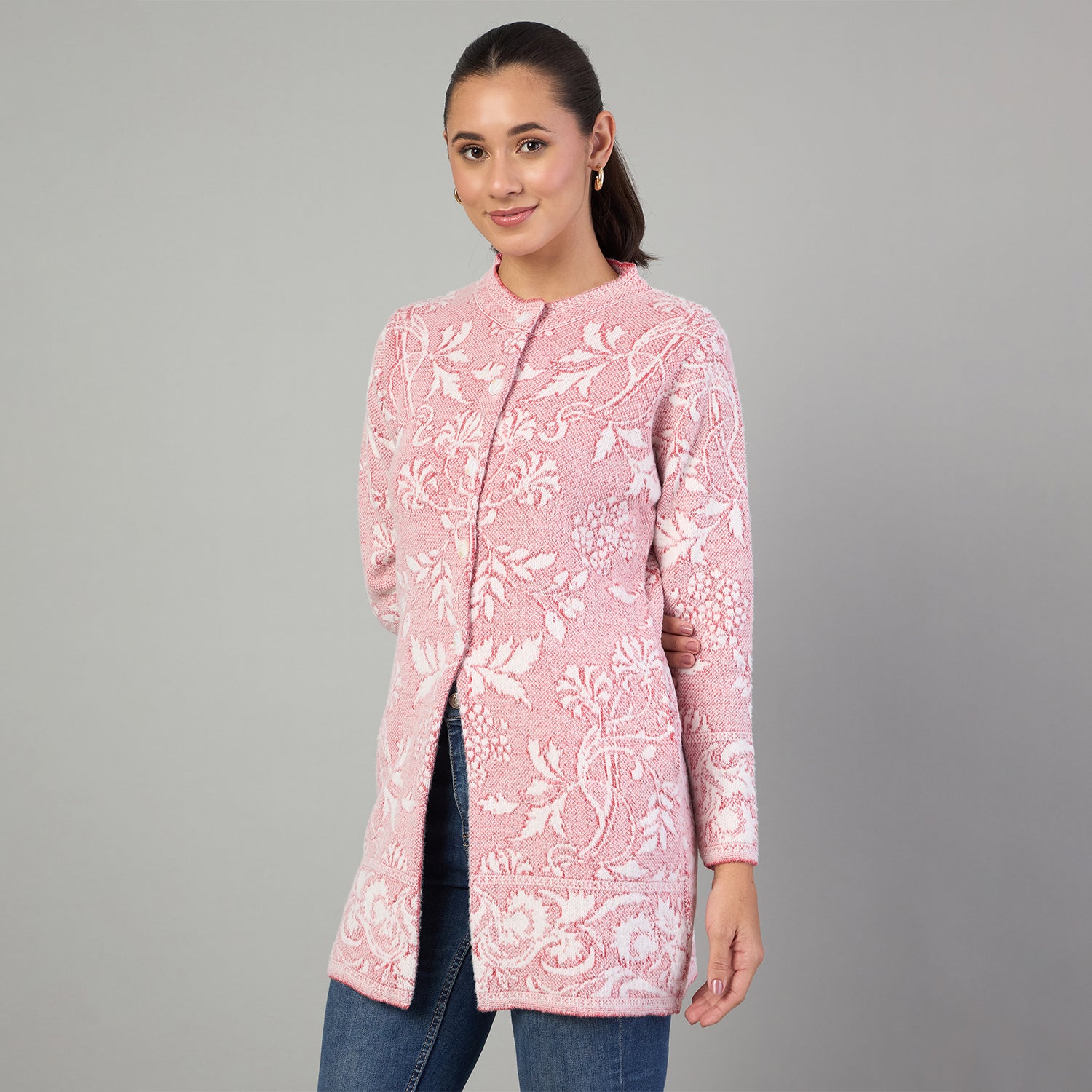 Duke Urban Women Long Coat Shortstyle Cardigan (ONSDS107)