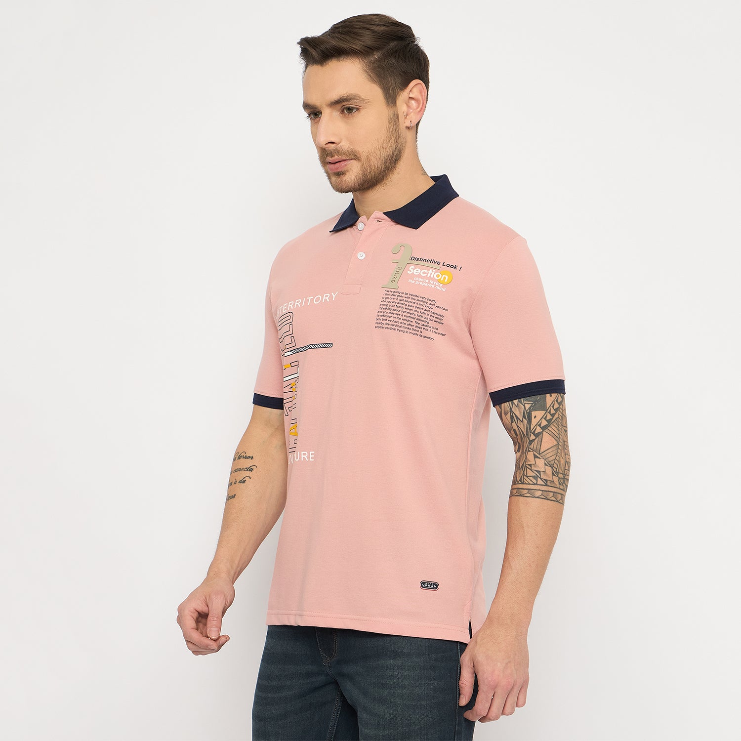 Duke Urban Men Half Sleeve Cotton Tshirt (ONLF305)