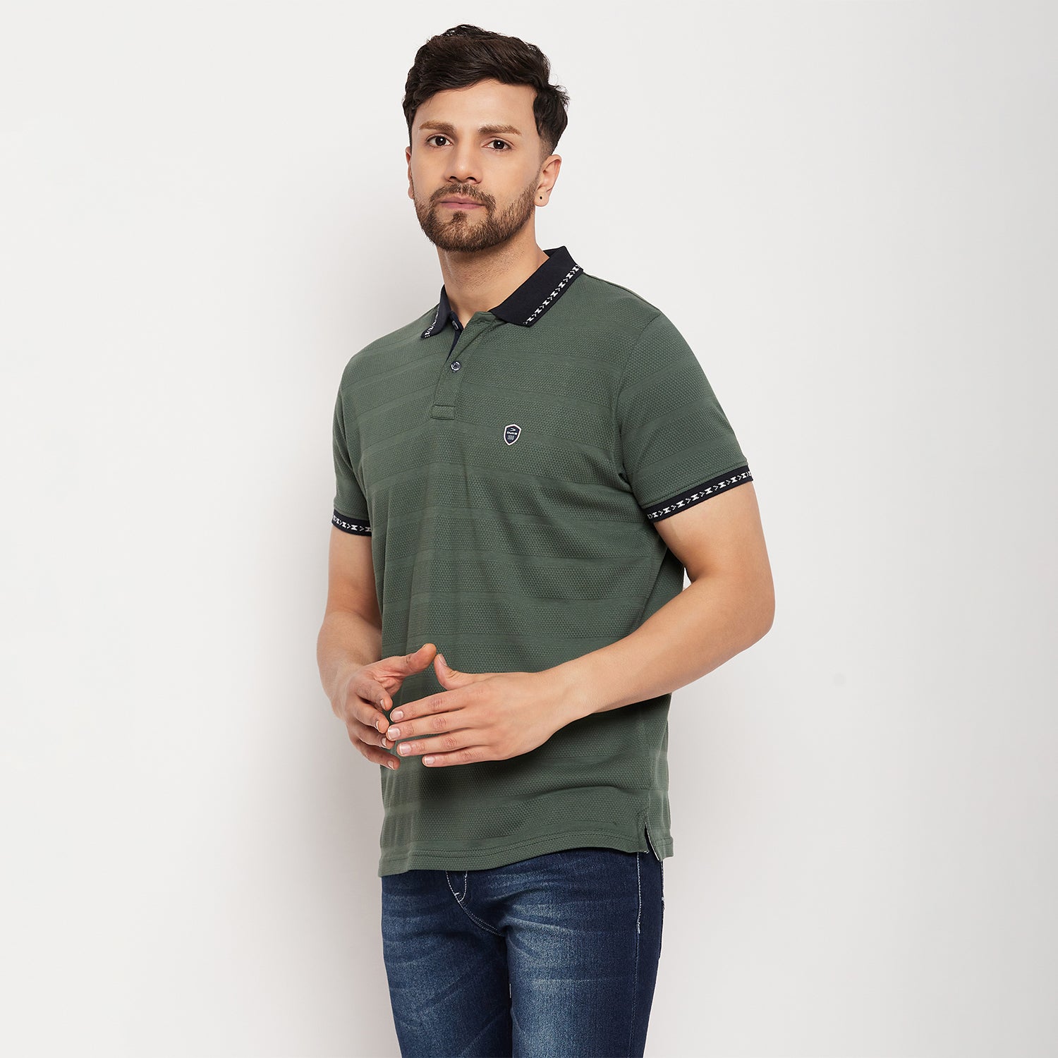 Duke Stardust Men Half Sleeve Cotton T-shirt (LF5854)