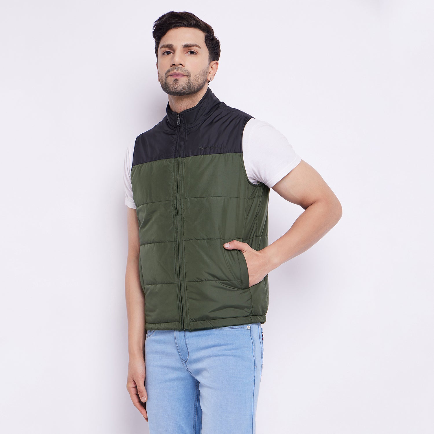 Duke Urban Men Sleeveless Reversible Jacket (SDZ3056)