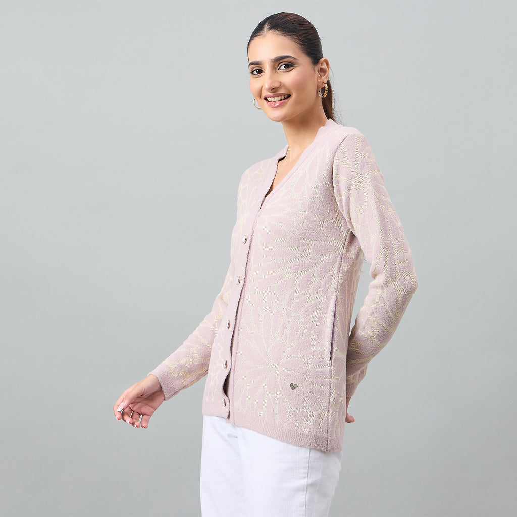 Duke Urban Women Full Sleeve Front Open Regular Cardigan (SDS1366)