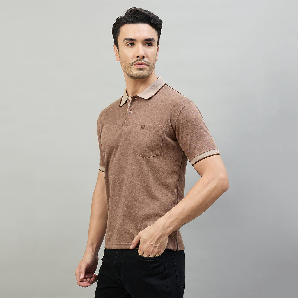 Duke Men Half Sleeve Cotton Smart Fit Casual T-shirt (SD74)