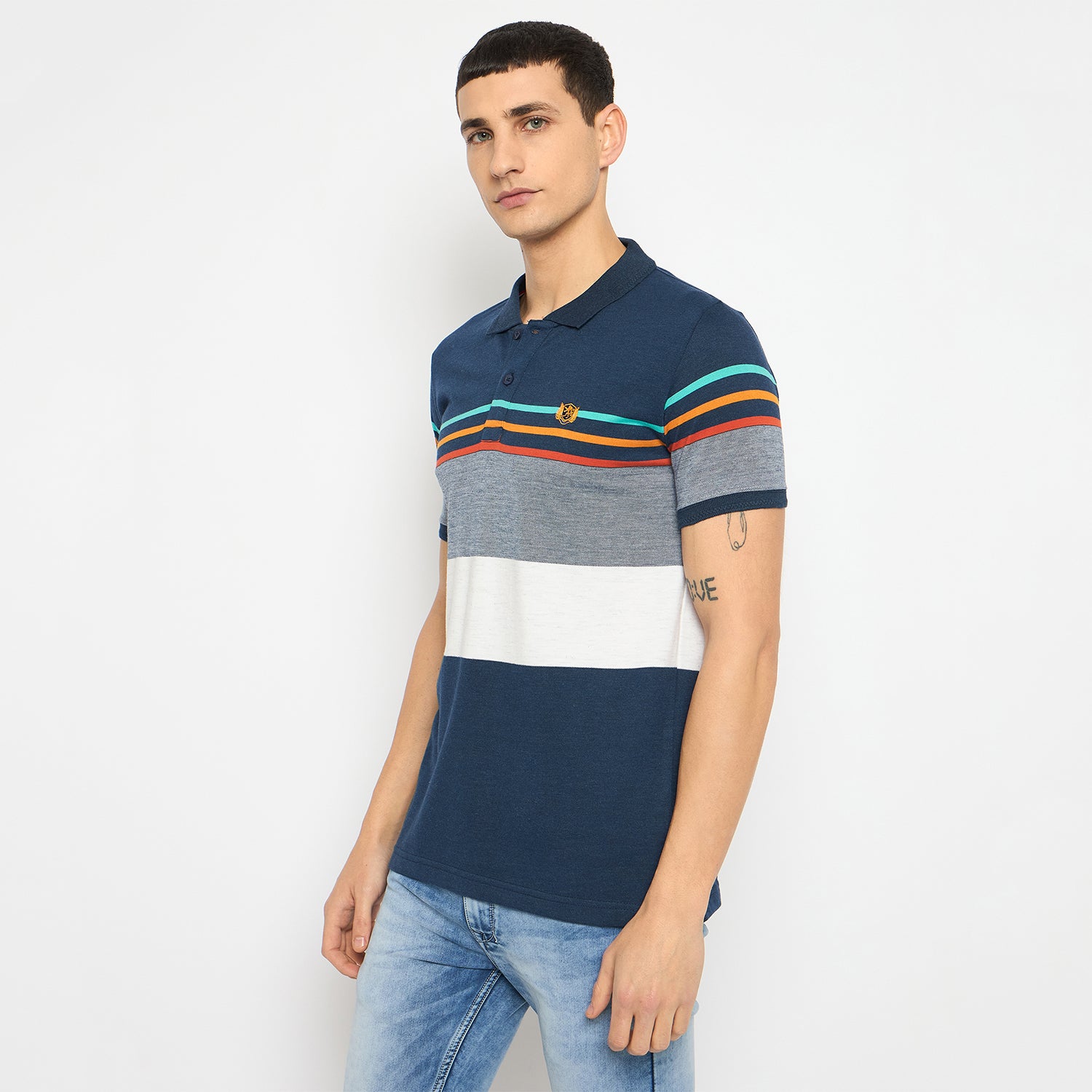 Duke Urban Men Half Sleeve Cotton Tshirt (LF7194)