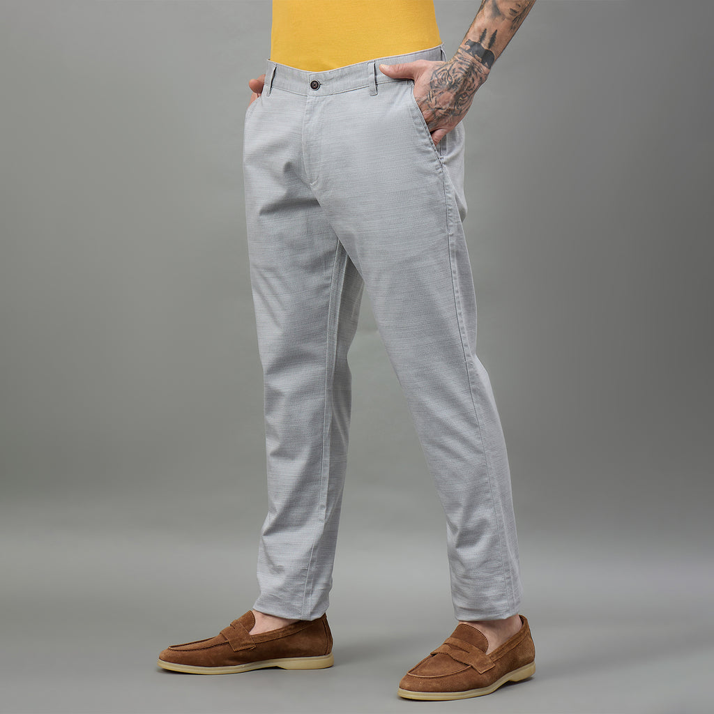 Duke Urban Men Flatfront Narrowfit Non-denim Casual Trouser (SDT4646)