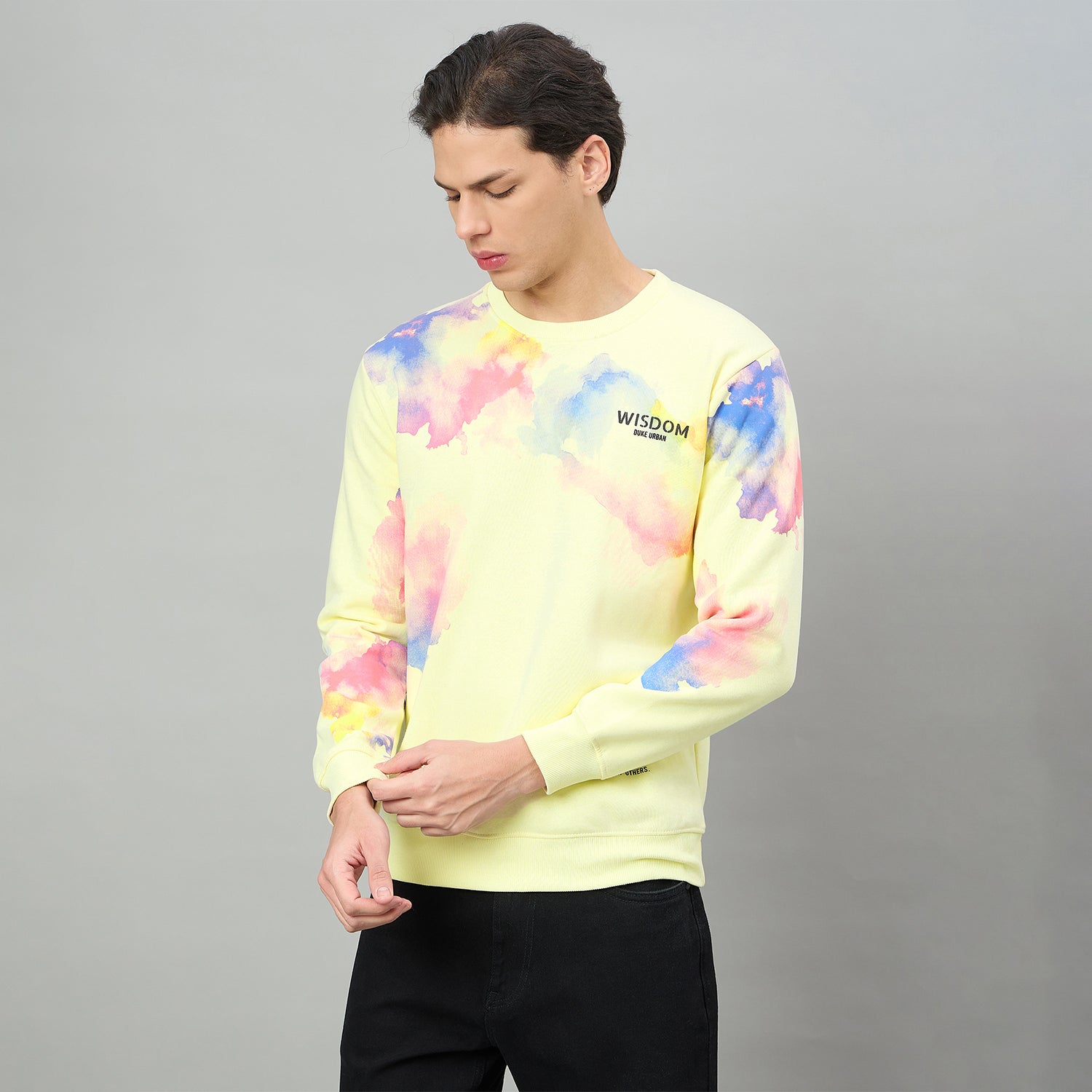 Duke Urban Men Round Neck Full Sleeve Regular Sweatshirt (LF6339)