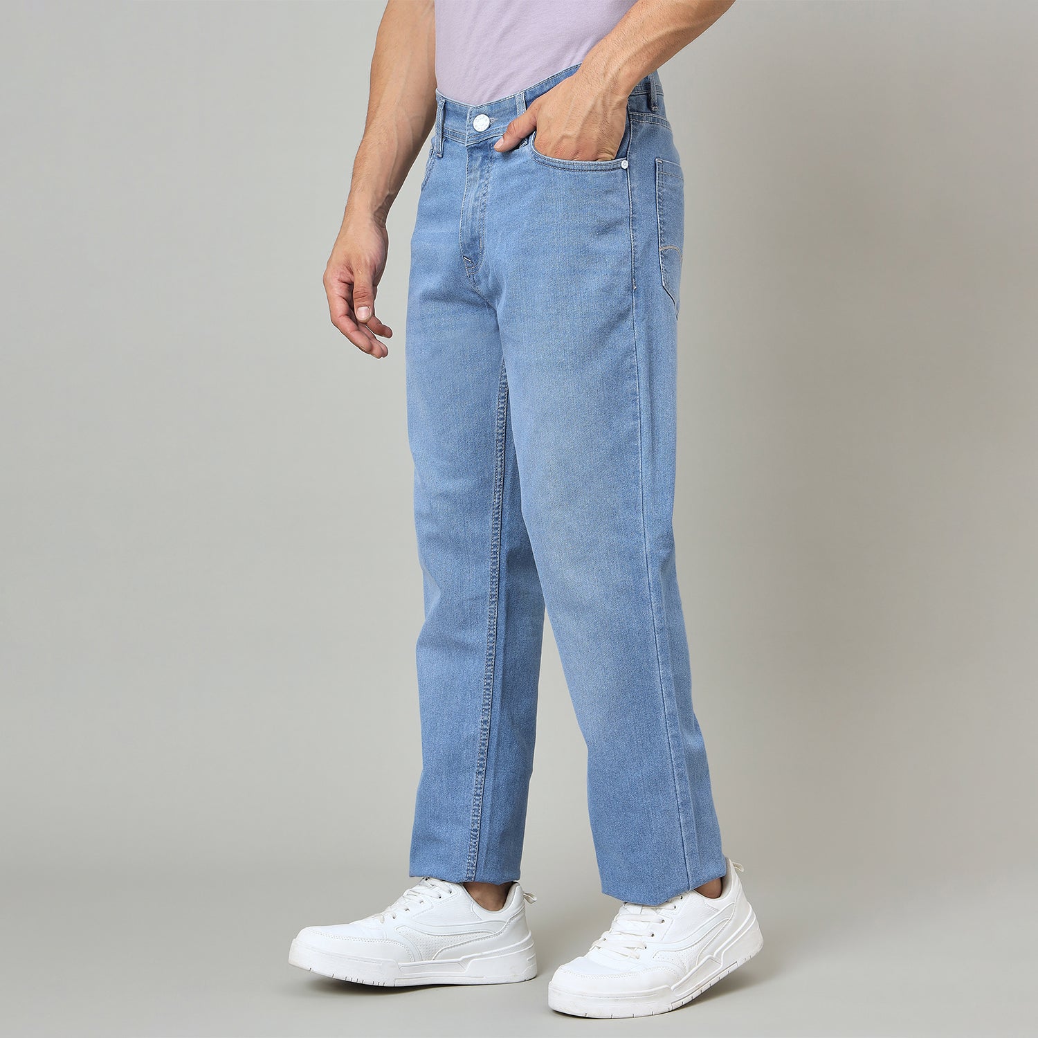 Duke Urban Men Comfort fit Stretchable mid-rise jeans (OND5900C)