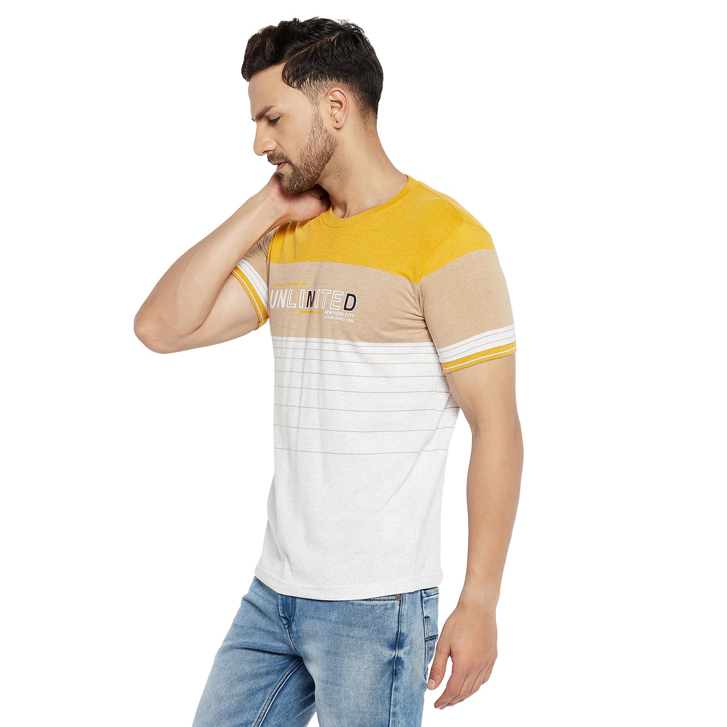 Duke Urban Men Half Sleeve Cotton T-shirt (LF5471)