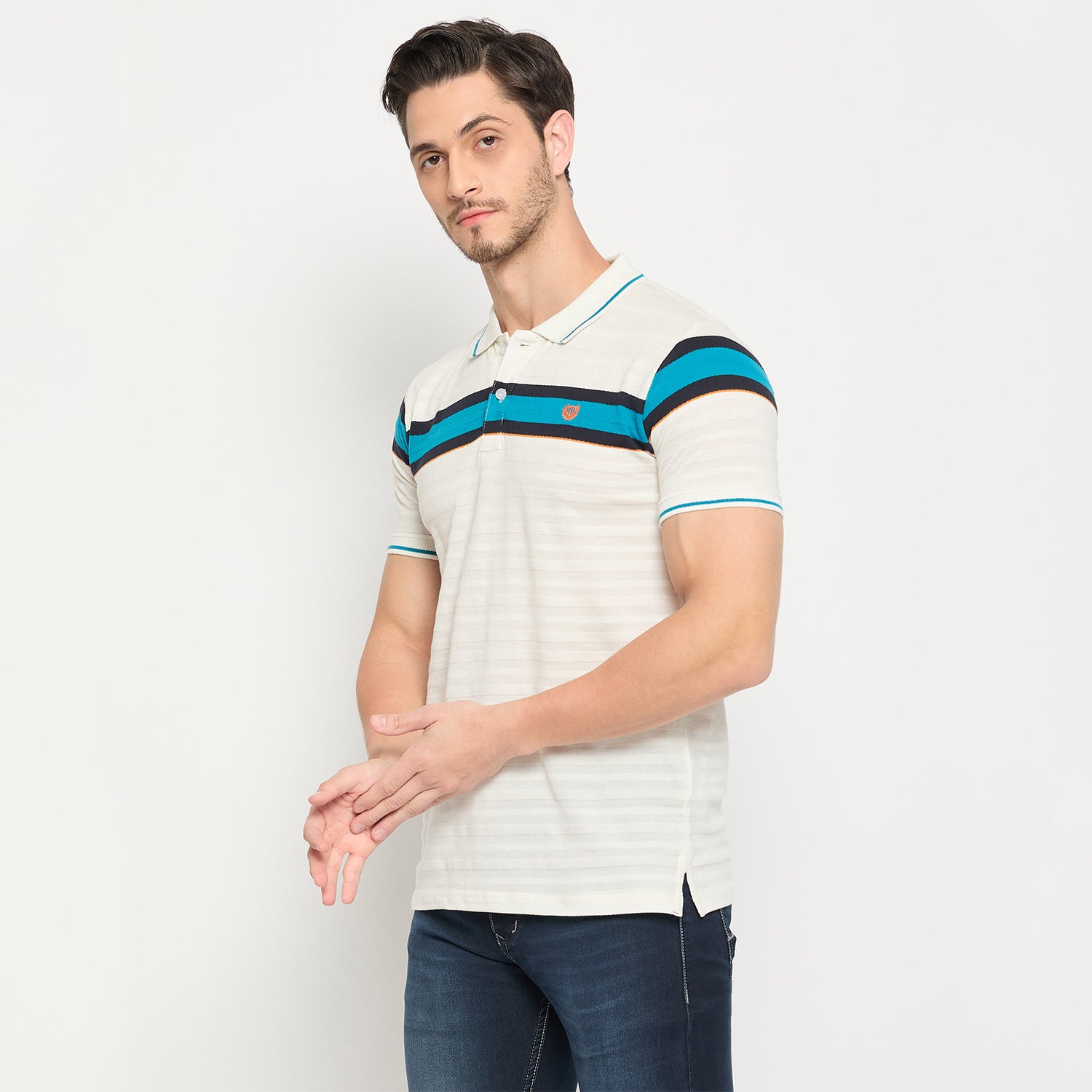 Duke Strardust Men Half Sleeve Cotton T-shirt (LF7064)