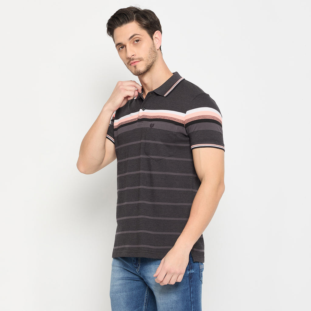 Duke Strardust Men Half Sleeve Cotton T-shirt (LF7129)