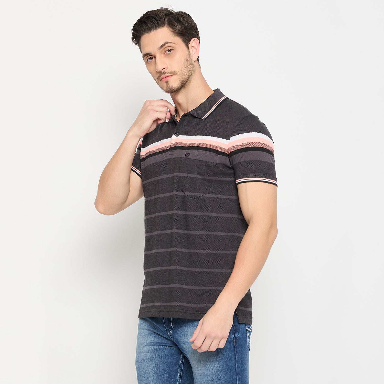 Duke Strardust Men Half Sleeve Cotton T-shirt (LF7129)