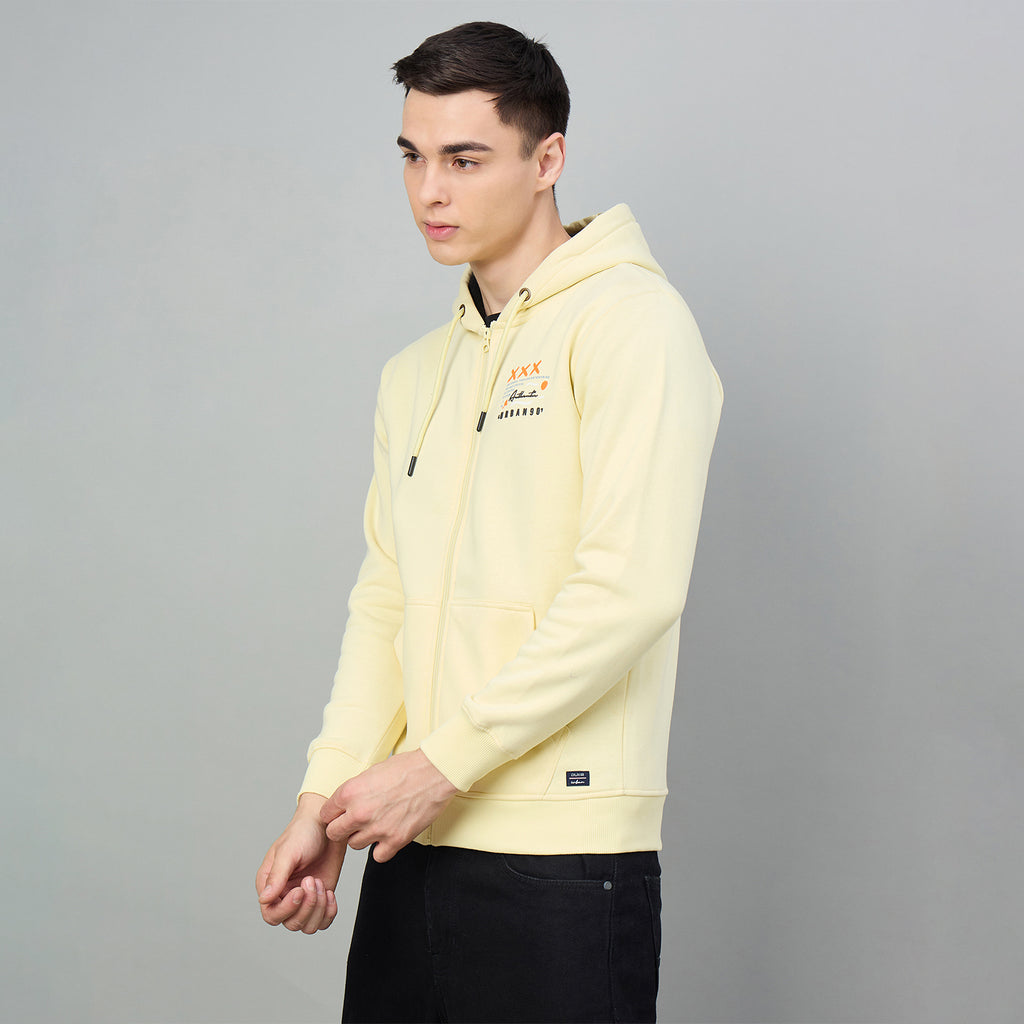 Duke Urban Men Smart Fit Hooded Zip Sweatshirt (LF6363)