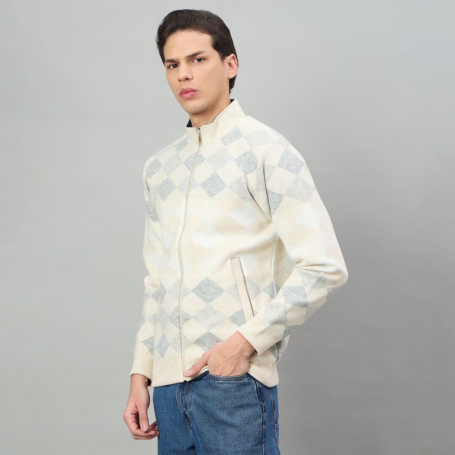 Duke Urban Men Reversible Full Sleeve Sweater (SDS2414)