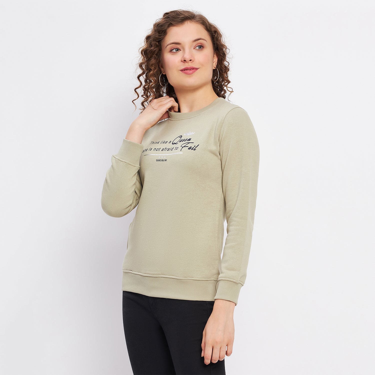 Duke Urban Women Printed Sweatshirt (LFX872)
