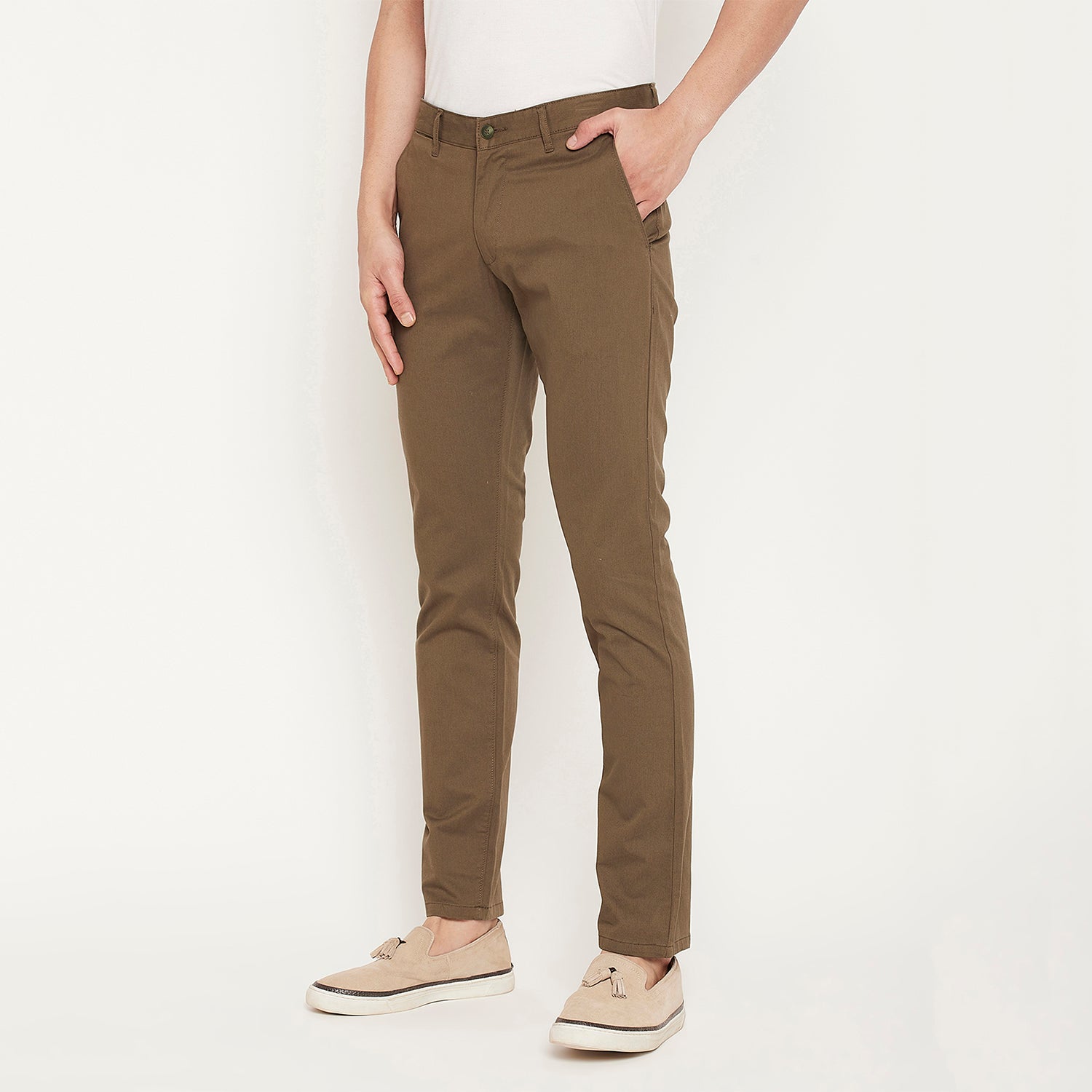 Duke Urban Men Slim Fit Cotton Trousers (SDT4566)