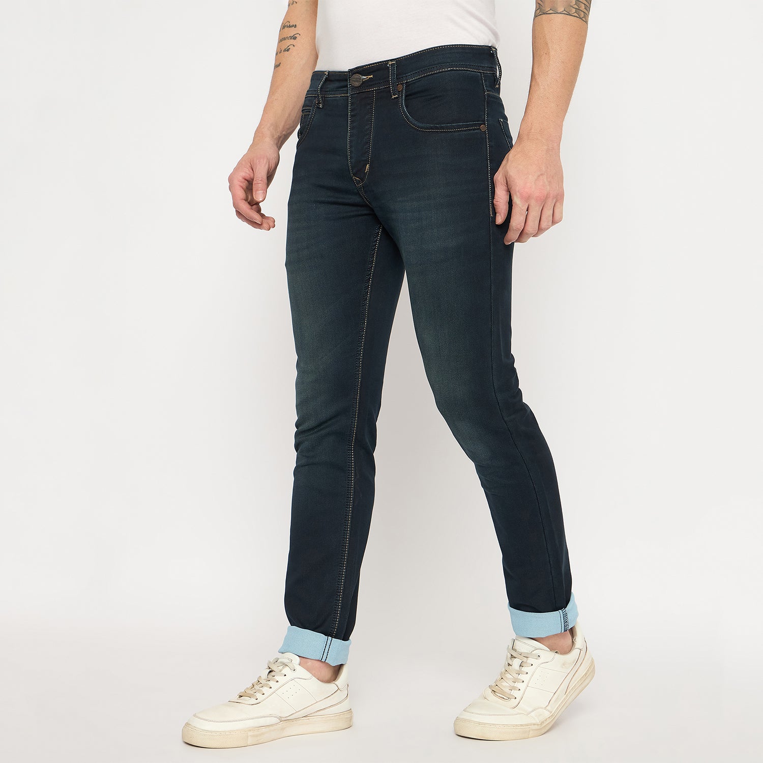 Duke Urban Men Slim Fit Stretchable Jeans (SDD5738S)