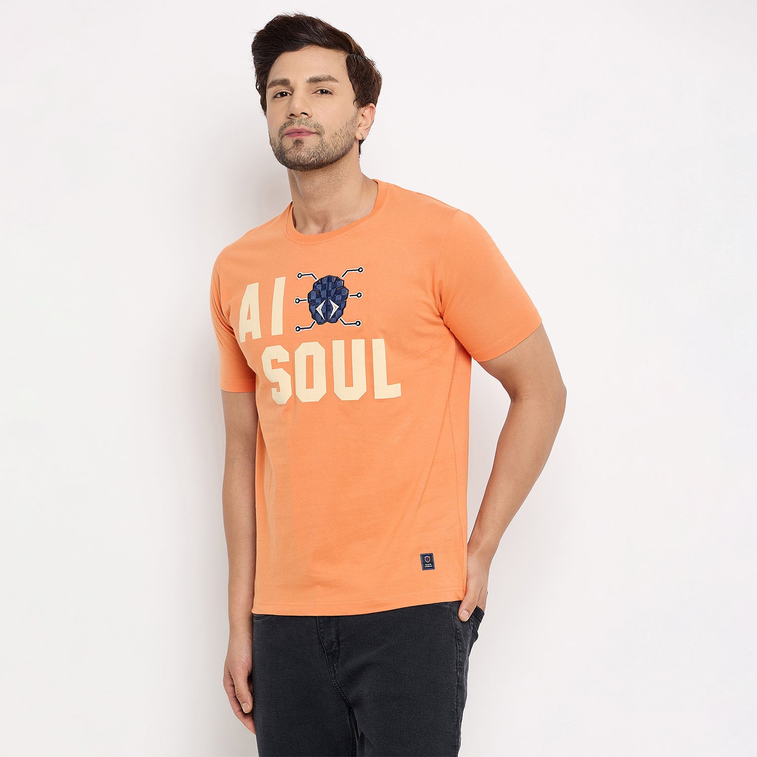Duke Urban Men Half Sleeve Cotton T-shirt (LF7282)