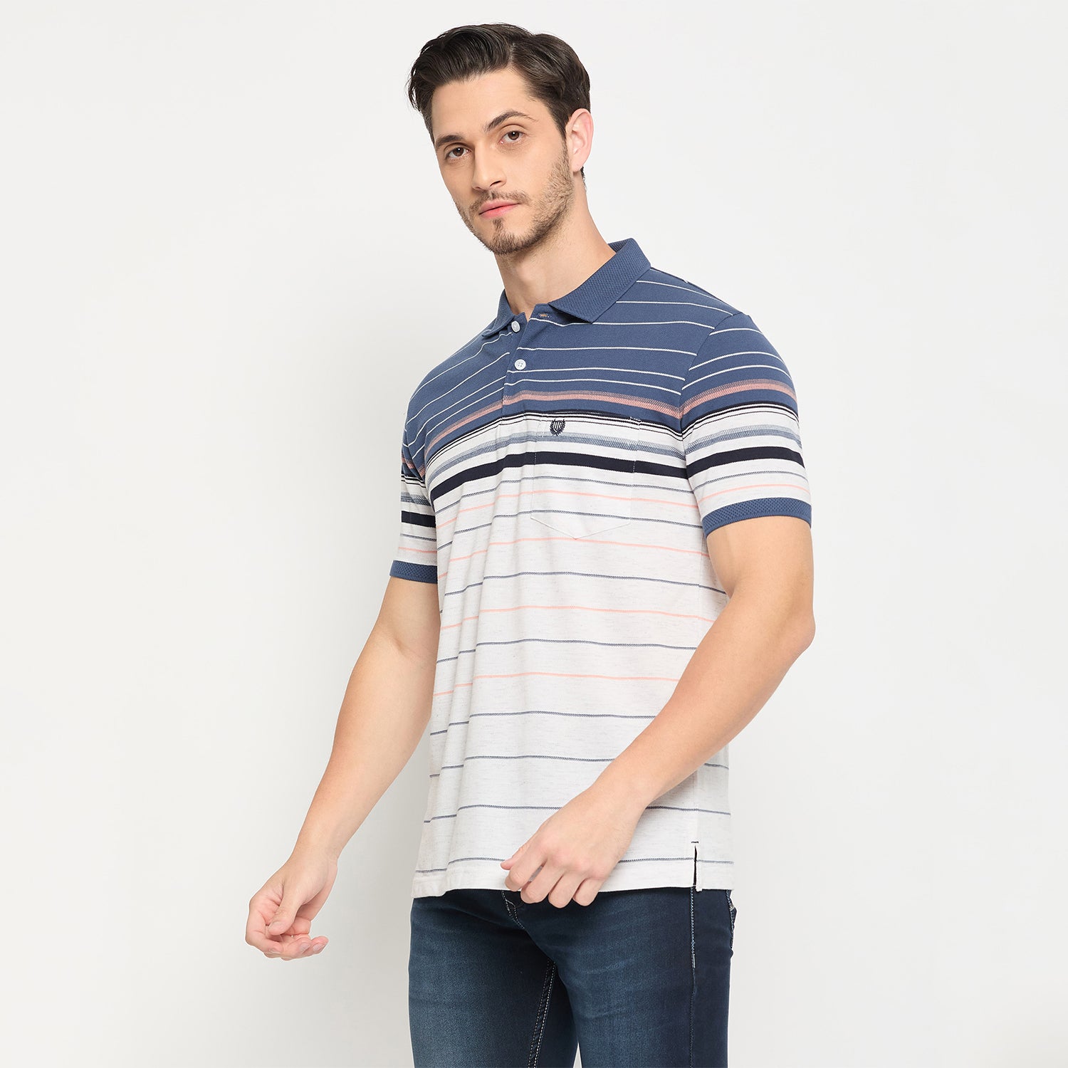 Duke Strardust Men Half Sleeve Cotton T-shirt (LF7203)