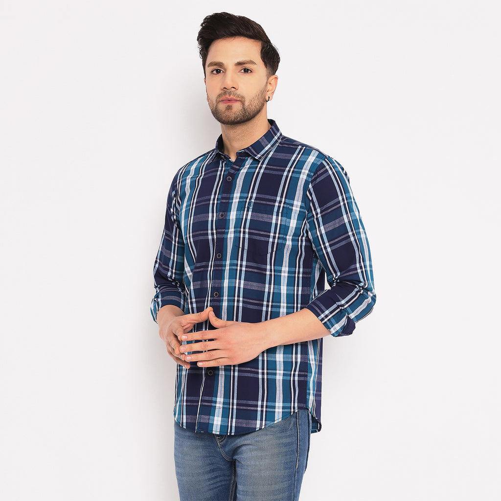 Duke Urban Men Full Sleeve Cotton Shirt (SD5CKR)