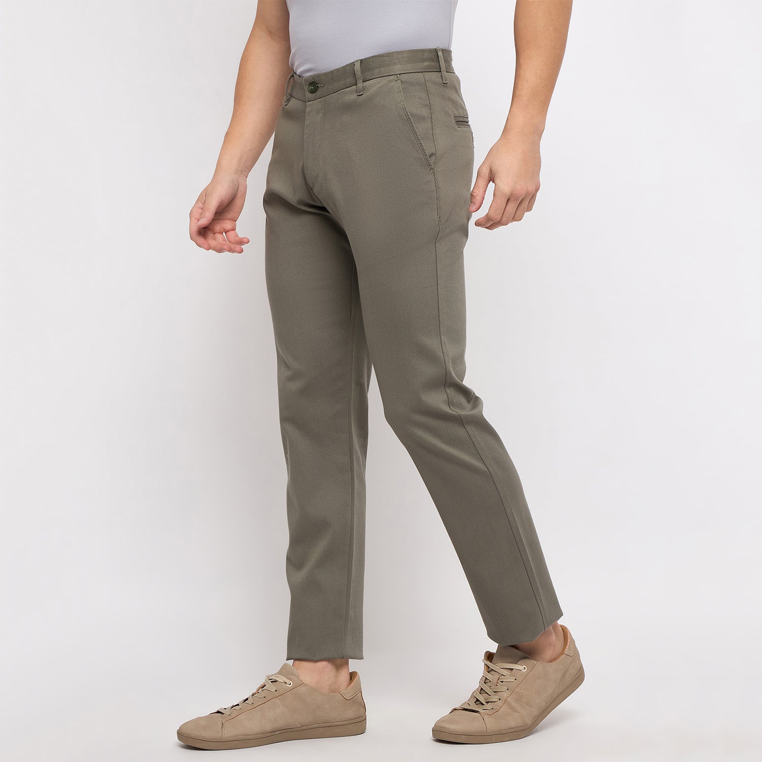 Duke Urban Men Flatfront Narrowfit Chinos Trousers (SDT4596)