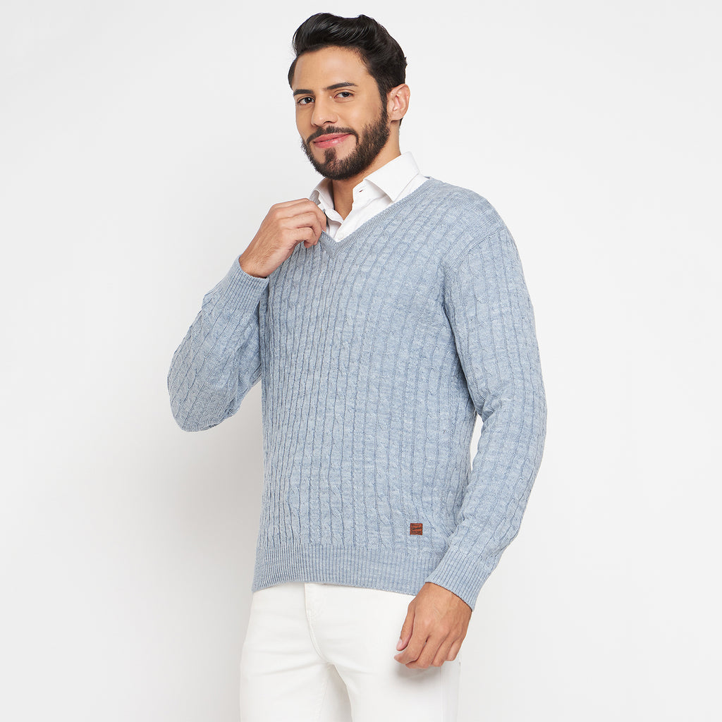 Duke Urban Men Full Sleeve V Neck Sweater (SDS2046)
