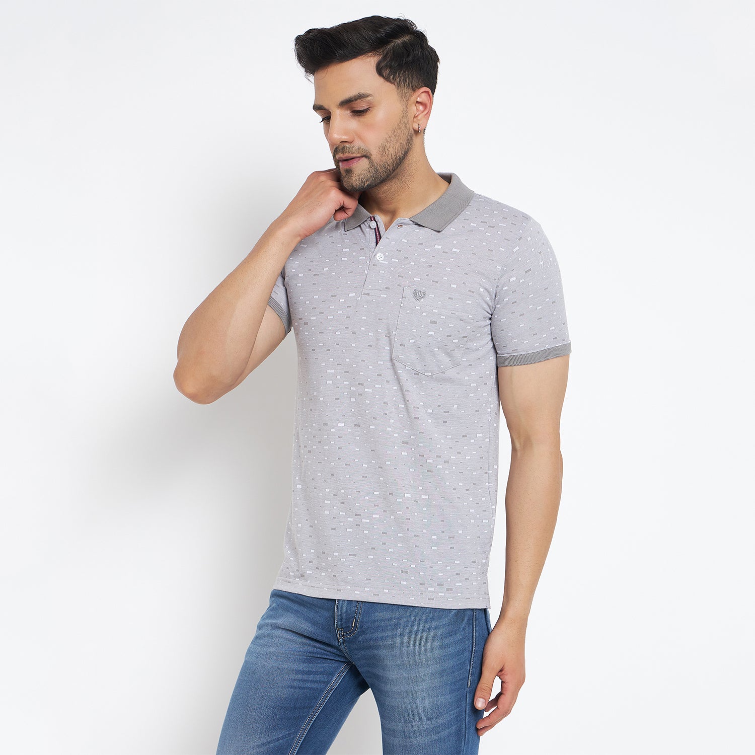 Duke Stardust Men Half Sleeve Cotton T-shirt (LF7041)